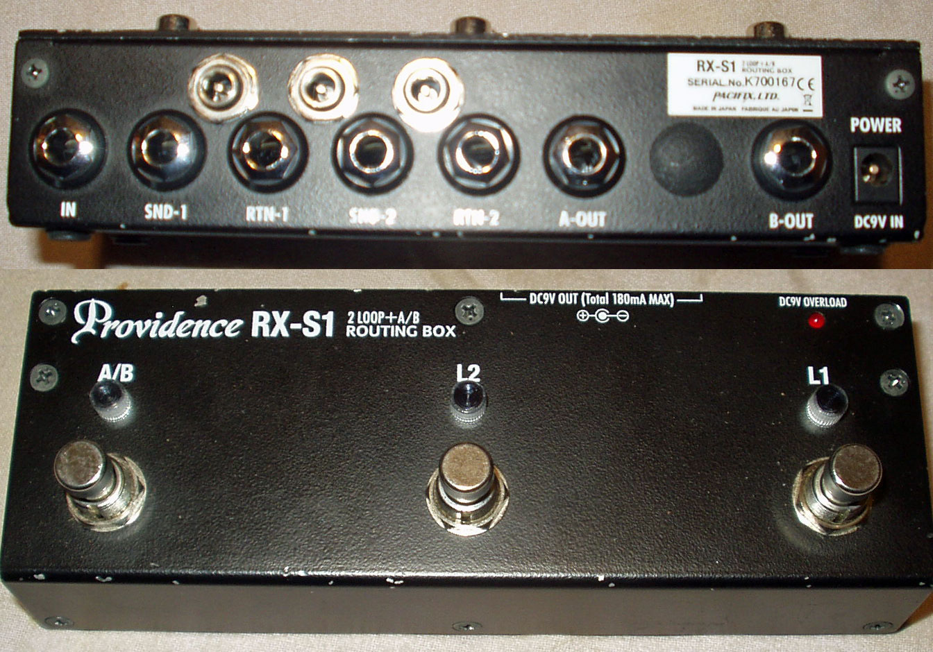 PROVIDENCE RX-S1 2ループスイッチャー+A/Bセレクター